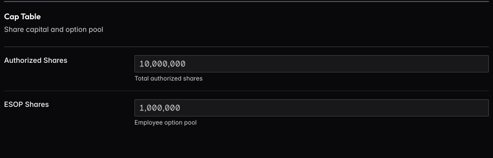Cap Table